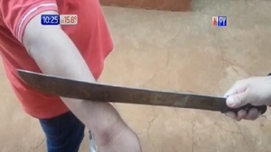 ¡Brutal! Hombre queda manco tras ataque con machete en Concepción - Noticias Paraguay