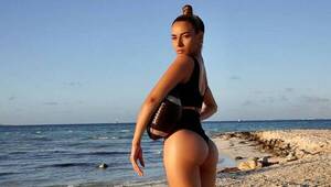 [GALERÍA] Modelo y conductora paraguaya vibra con el "Super Bowl"