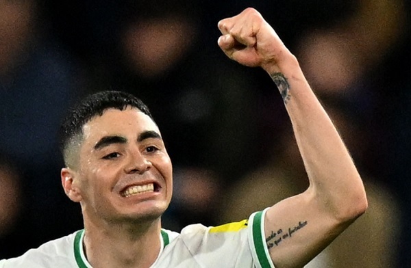 Almirón marca con fino toque en el empate del Newcastle