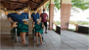 Se operó de tumor y tuvo cesárea al mismo tiempo: doña ya pudo ver y abrazar a su bebé