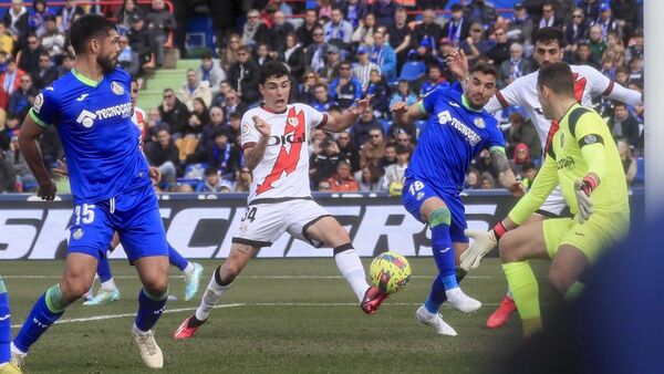 Getafe de Omar Alderete iguala ante el Rayo Vallecano