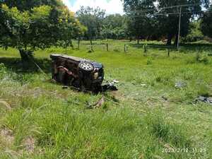 Dos personas pierden la vida en un accidente rutero