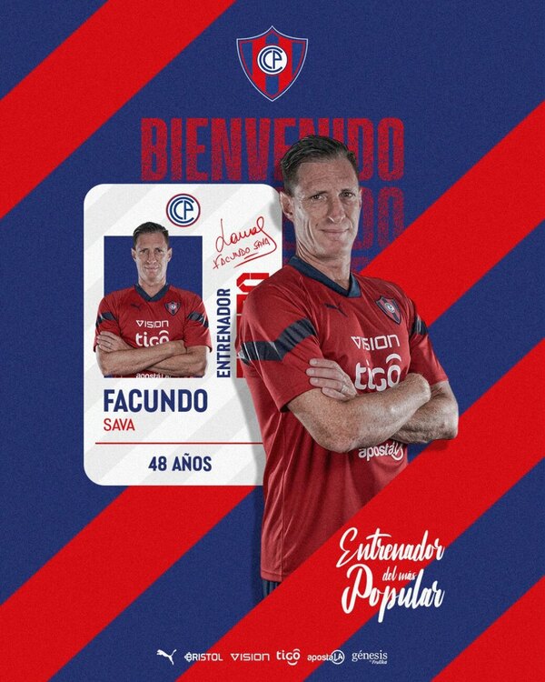 Versus / ¡Es oficial! Cerro presenta a Facundo Sava como DT del plantel principal