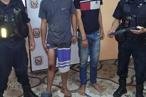 Capturan a dos motochorros que acababan de asaltar