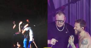 La Nación / ¡Romántico! Fan de Sin Bandera pidió matrimonio en medio del concierto