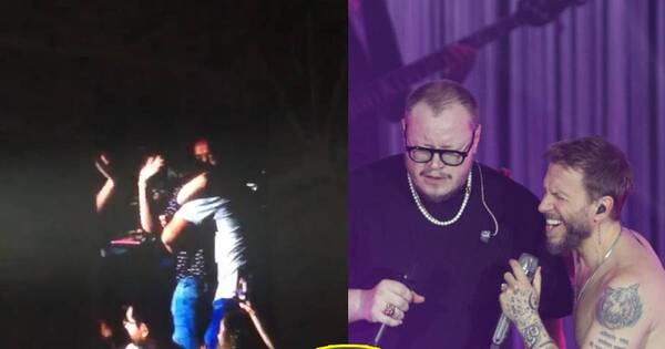 La Nación / ¡Romántico! Fan de Sin Bandera pidió matrimonio en medio del concierto