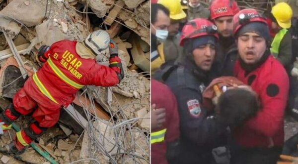 Rescatan a una mujer y un niño seis días después del terremoto en Turquía