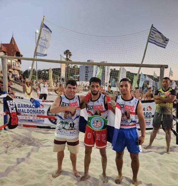 Elias Godoy es campeón sudamericano de boxeo de playa - La Tribuna