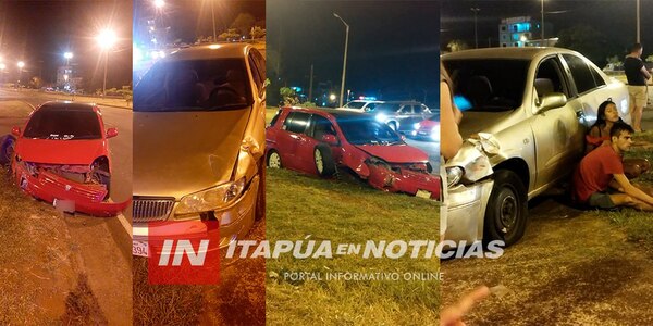 CONDUCTORA ALCOHOLIZADA QUISO CRUZAR LA RUTA Y PROVOCÓ ACCIDENTE - Itapúa Noticias