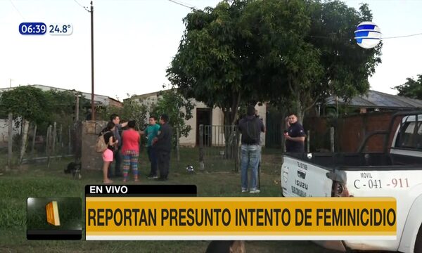 Reportan presunto intento de feminicidio en Limpio | Telefuturo