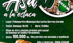 Asado Paranaense será el domingo