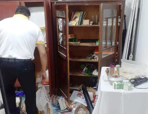 Saquearon por segunda vez una capilla en Luque •