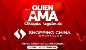 "Promoción “San Valentín” en Shopping China Importados con sorteo y precios rebajados