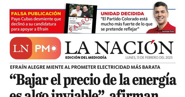 La Nación / LN PM: edición mediodía del 13 de febrero