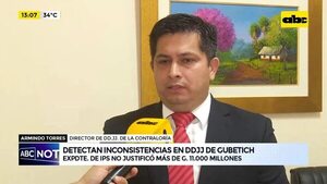 Detectan inconsistencias en DDJJ de Gubetich - ABC Noticias - ABC Color