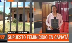 Nuevo feminicidio y posterior suicido en Capiatá | Telefuturo