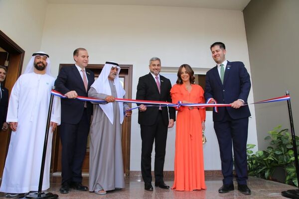 Mario Abdo Benítez inaugura la embajada de Paraguay en Abu Dabi - .::Agencia IP::.