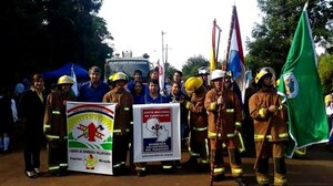 Bomberos cumplen 23 años de servicio en Capitán Miranda