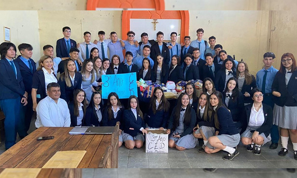 UPD solidario de alumnos del colegio Parroquial de Coronel Oviedo - OviedoPress