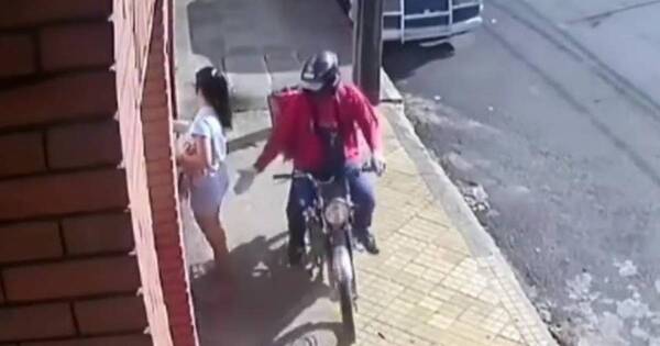 La Nación / Asunción: delivery manoseó a una mujer y piden ayuda para identificarlo