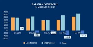 Comercio exterior: En enero nuevamente las importaciones fueron mayores que las exportaciones - Economía - ABC Color