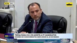 Terna para CSJ: CM admite a 37 candidatos a la Corte - ABC Noticias - ABC Color