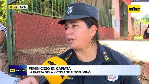 Feminicidio en Capiatá: la pareja de la víctima se autoeliminó - ABC Noticias - ABC Color