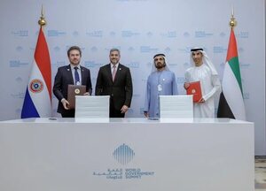 Paraguay acuerda cooperación económica y estatal con Emiratos Árabes Unidos  - Economía - ABC Color