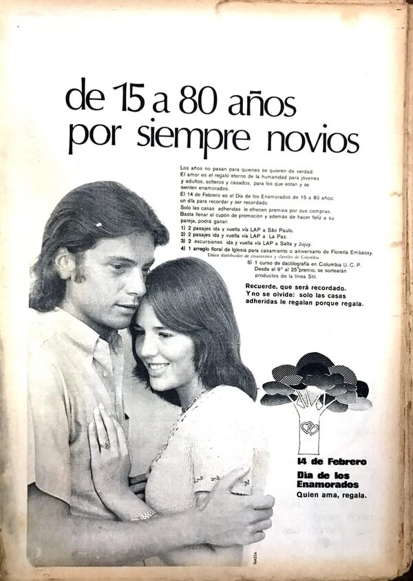 Hace 50 años nació el Día de los Enamorados - Empresariales - ABC Color