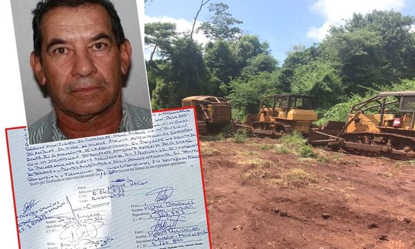 Policía Nacional y MADES constataron cinco topadoras en tierras de Nativo Rocha, pero investigación nunca avanzó – Diario TNPRESS