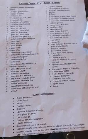¡Ipukuve rosariogui! Lista de útiles puso nerviomemete a papis
