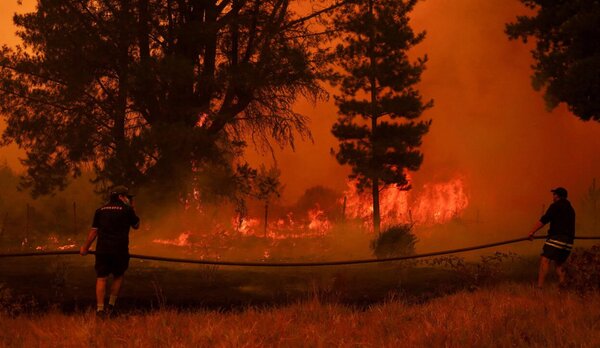 El Gobierno de Chile informó que hay unos 300 incendios activos en el país - .::Agencia IP::.