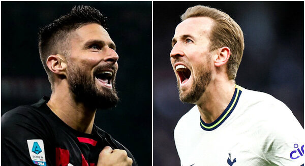 Versus / AC Milan y Tottenham se encomiendan a sus indispensables Giroud y Kane