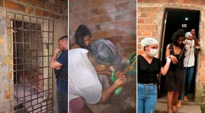 Policía brasileña rescata a una mujer que llevaba 20 años enjaulada por su madre - Radio Imperio
