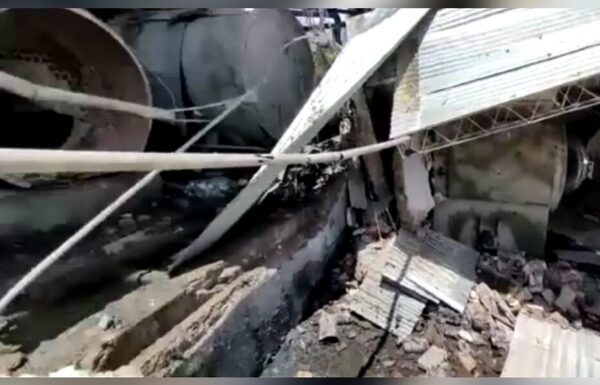 (VIDEO)Explosión en lavandería industrial de Asunción deja heridos