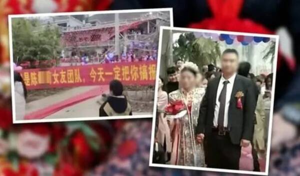 El día de su boda, se manifestaron todas sus ex