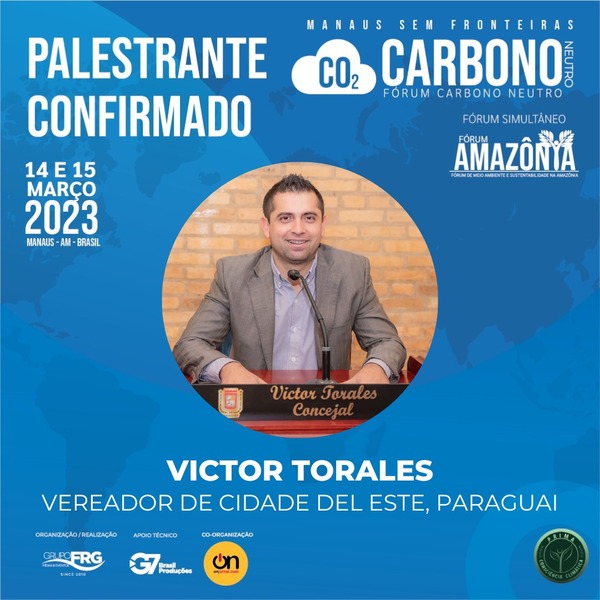 Concejal Víctor Torales participará de foro internacional sobre medioambiente - La Clave