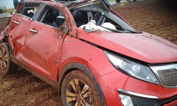 Agricultor brasileño muere tras violento vuelco