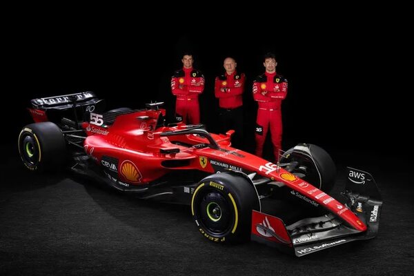 Ferrari presenta su nuevo SF-23 en pista - Automovilismo - ABC Color