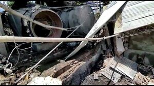 Explosión y derrumbe en una lavandería deja 4 heridos