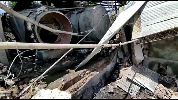 Explosión y derrumbe en una lavandería deja 4 heridos