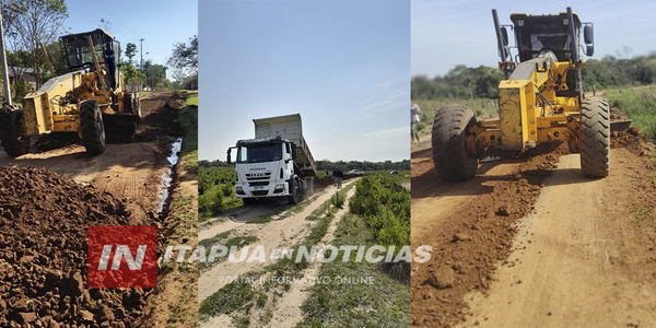REPARACIÓN DE CAMINOS VECINALES ES PRIORIDAD PARA EL MUNICIPIO DE SAN PEDRO DEL PNÁ. - Itapúa Noticias