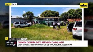 Caaguazú: Capturan a supuesto autor del crimen de una niña de 12 años - Crimen y castigo - ABC Color