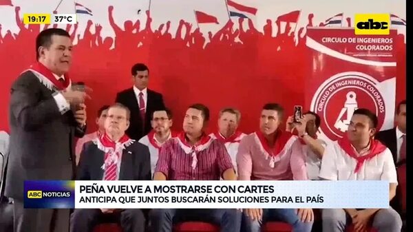 Peña vuelve a mostrarse con HC - ABC Noticias - ABC Color