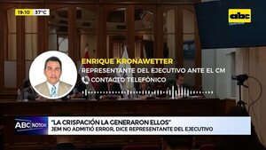 JEM no admitió error, dice representante del Ejecutivo - ABC Noticias - ABC Color
