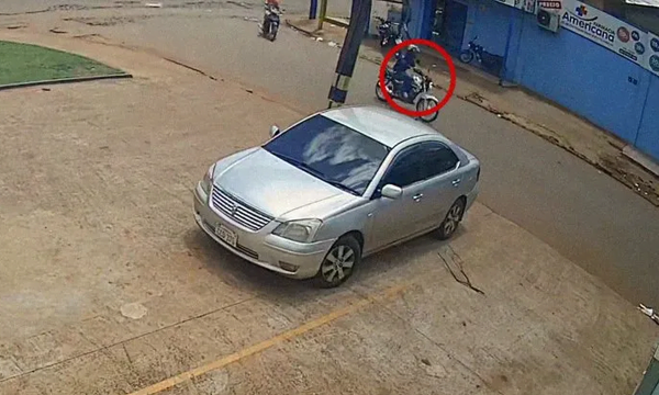 Cámara capta a sicario que mató a periodista - Noticiero Paraguay