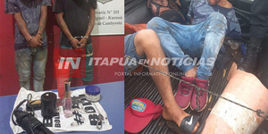 ATRAPARON A DOS SPTOS. LADRONES EN CAMBYRETÁ - Itapúa Noticias