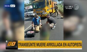 Luque: Mujer muere arrollada en Autopista | Telefuturo