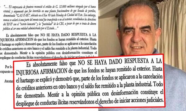 Nabil Bahjat Nasser reconoció haber pagado con recursos públicos del banco estatal, su deuda privada con el BNA – Diario TNPRESS