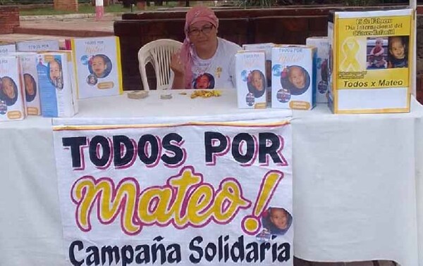 Colecta solidaria a favor de Mateo, niño con cáncer que debe someterse a una cuarta quimioterapia – Prensa 5